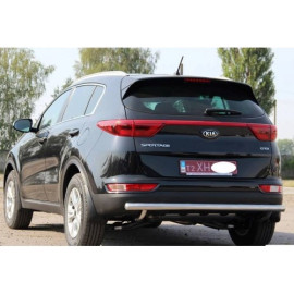 Защита заднего бампера Kia Sportage 2016